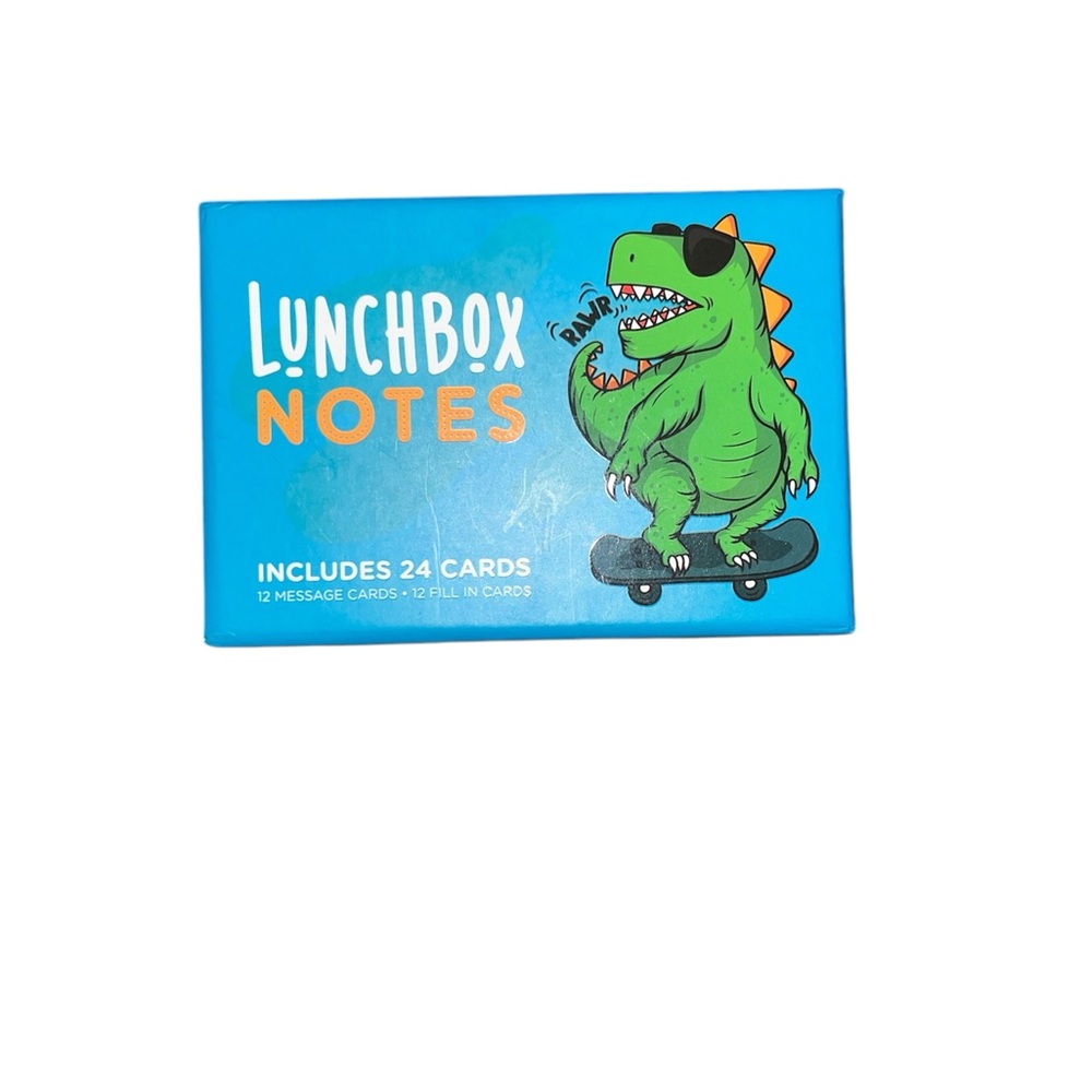 Lunchbox Notes with Dinosaur Design